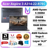 READY STOK .. Laptop Gaming Acer Aspire 3 A314-22-R7EC Ryzen 5 | SSD