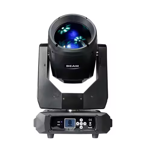 SHEHDS New Bulb Beam 350W 17R Moving Head Lighting With Flightcase Spot For Nightclub DJ Disco Chris