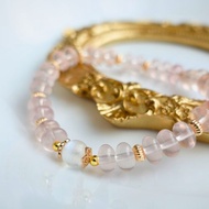 【頂級馬粉】遺落在珠寶商保險箱內的珍藏 粉韻溫潤 粉晶手鍊