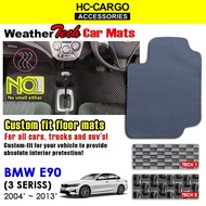Emanon-J Weather Tech For BMW E90 2004 - 2013 Car Carpet (3 Pcs)