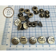 [Xinhuangpin] Exclusive Sale-12MM Owl Snap Button 10 Sets/Pack Special Offer 69 Yuan