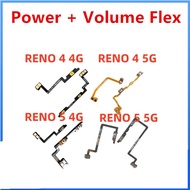 For OPPO Reno 4 5 4G 5G Flex Cable Volume Power On/off Switch Flex Ribbon Cable Replacement