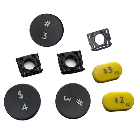 Replacement Brand New Keycap Key Cap Scissor Clip Hinge Button For Logitech K380 Grey