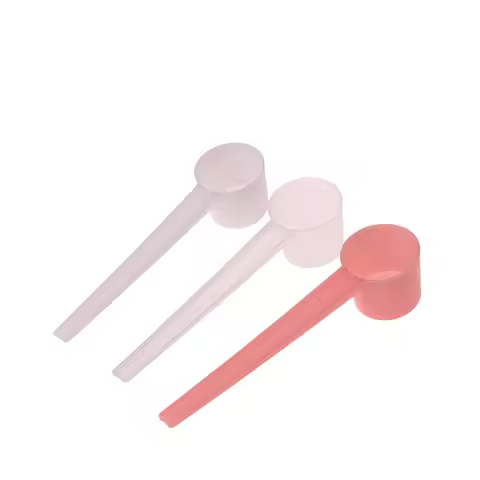 10Pcs 5g Plastic Measuring Spoon Milk Powder Medicine Powder Liquid Plastic Spoon