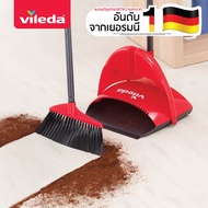 Vileda Clean&Close Broom With Foldable Dustpan