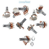 Mon 10Pcs Split Shaft Guitar Potentiometers A20K Volumes Tone Control Potentiometer