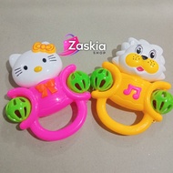 H3llo kitty / lion head baby rattle