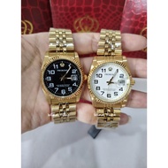 PROKING MEN STAINLESS STEEL GOLD WATCH WITH DATE