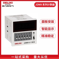 Delisi JDM9 Counter JDM9-4 Digital Display Electronic Counter 9999 Times 220VAC 380VAC