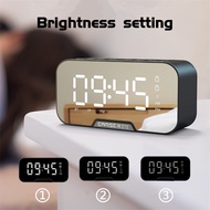 Digital Alarm Clock Mini Bluetooth Speaker Led Digital Jam Digital Kecil Jam Ruang Tidur Bluetooth S