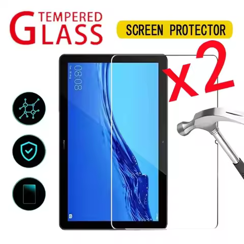 2-piece Tablet Screen Protector for Huawei MediaPad T5 10 10.1 Inch/T3 M5 M6 T8 T10 Scratch Screen P