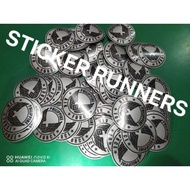 AIRFORCE LOG0 GRAY STICKERS