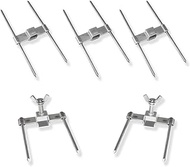 GOLDMAN SERVICE Steel Chicken Skewers. Fork Cutlery for Professional Grills. Universal Replacement f