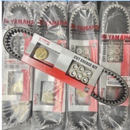 100% ORIGINAL -YAMAHA NMAX V1 V BELT BELTING ( INCLUDE ROLLER & CVT GREASE)-2DP-WE76J-02