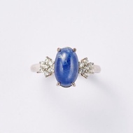 感性|星光藍寶石 入門級 理智 領導力 寶石戒指 925純銀 活圍