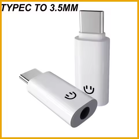 Type c To 3.5mm Earphone Adapter 3.5 Jack USB C Audio Converter for iPhone 15 Samsung USB C to 3.5mm