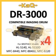 4X DR3000 DR-3000 DR 3000 Compatible Drum Kit Brother HL-5140 HL5150D DCP8040 DCP8045D DCP8045 MFC84