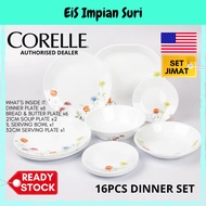 Corelle Daisy Field 16pcs Dinnerware Set Livingware Dinner Serve Set Tableware Pinggan Corelle