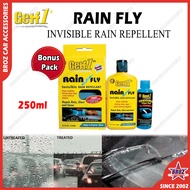 Getf1 Rain Fly Rain Repellant 250ml Glass Clear Clean Vision Water Repellent Penghalau Hujan Cermin Kereta Car Care