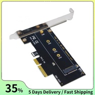 PCI-E 3.0 X4 to NVMe M.2 NGFF M Key SSD Riser Expansion Card for 2230/2242/2260/2280 M.2 SSD EM2-500