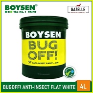【hot sale】 BOYSEN BUG OFF Anti-Insect Paint with Aritilin Flat White B8071 - 4L