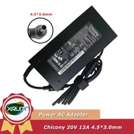 Brand New For Chicony A21-200P2B 20V 10A 200W 4.5x3.0mm A200A022P AC Adapter For MSI Laptop Power Su