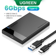 UGREEN Enclosure USB 3.1 to SATA III 6Gbps 2.5 inch External Hard Drive Enclosure