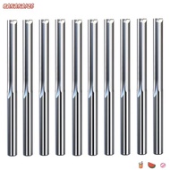 BANANA1Z6 End Mill, Solid Carbide Steel 2 Flute Milling Cutter, Wood Milling Cutter 3.175 4mm Shank 