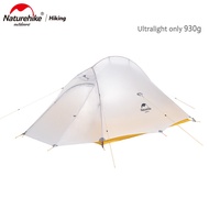 Naturehike Cloud Up 10D เบา2คนเต็นท์เพียง930กรัมซิลิคอนเคลือบกันน้ำ PU2000mm + อลูมิเนียมเสากลางแจ้งเดินป่าตั้งแคมป์กระเป๋าเป้สะพายหลังเต็นท์กับเสื่อ