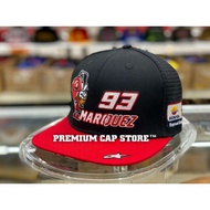 NEW ARRIVAL Men Trucker Snapback Cap Hat Topi Lelaki Dewasa Jaring MARC MARQUEZ 93 REPSOL HONDA RED 