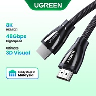 UGREEN HDMI 2.1 Cable 8K/60Hz 4K/120Hz 48Gbps HDCP2.2 HDMI Cable Cord for PS4 Splitter Switch Audio 