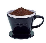 【寶馬牌陶瓷滴漏式咖啡濾器不銹鋼濾紙咖啡色濾紙】 陶瓷咖啡濾器陶瓷濾杯