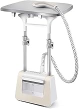 Clothes 1800W Vertical Garment Steamer,Professional Heavy Duty Clothes Steamer for Commercial Home Handheld Clothes Steam Iron with Ironing Board for All Fabrics