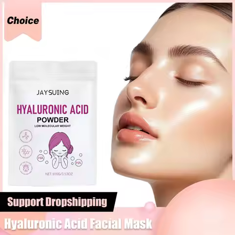 Hyaluronic Acid Mask Powder Moisturize Deep Acne Pore Cleansing Dark Spot Corrector Brightening Oil 