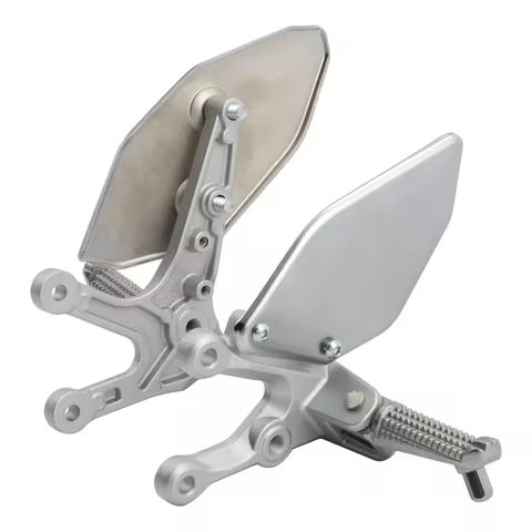 Motorcycle Driver Footpegs Pegs Bracket For Yamaha YZF R3 2015-2025 MT03 2016-2025 Pedals