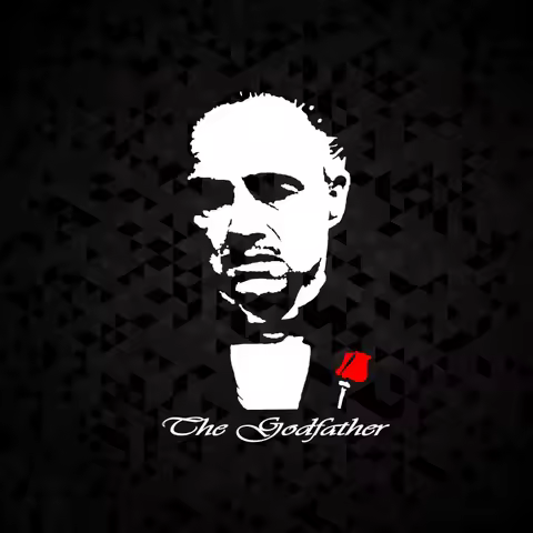 Car Sticker Decal for Godfather Vito Don Corleone Gangster Movie Marlon Brando Tape Graphics Auto Tr