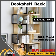 Dream Home Rak Buku Kayu Murah Rak Barang Rak Buku Kanak Kanak Ikea Bookshelf Rack Shelf 2/3/4/5 Ties Wooden Rack Shelf