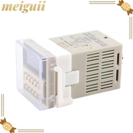 MEIGUII Digital Time Relay, 24VAC/DC DH48S-2Z Time Relay, Precision Timing 0.01S-9999H LCD Display D
