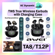 Awei TA8 ANC Bluetooth Earbuds ANC Earbuds Sport Awei T12P True Wireless Earbuds Awei Earphone