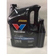 นํ้ามันเครื่อง Valvoline 5W30 สังเคราะห์ 100% ดีเซล(6L+1L)