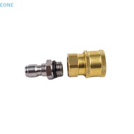 EONE High Pressure Washer Connector Adapter 1/4" Female Quick Connect M14*1.5 Thread HOT