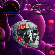 [SG SELLER 🇸🇬] NEW ARRIVAL! PSB APPROVED! Evo RS9 Naughty Open Face Helmet Five Nights At Freddy's Teddy Bear