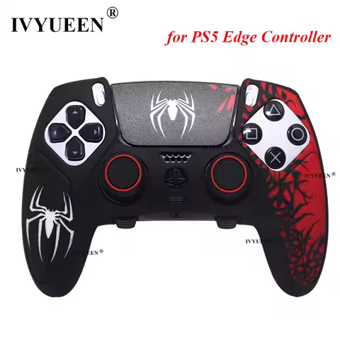 For Playstation 5 PS5 Edge Controller Spider Silicone Skin Protective Cover Case for DualSense Edge 