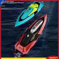 {xiapimart}  Water Induction Rc Boat Propeller Damage Prevention Boat High-speed Remote Control Boat with Dual for Kids and Adults Water-resistant Rc Speed Boat for Fun Southeast A