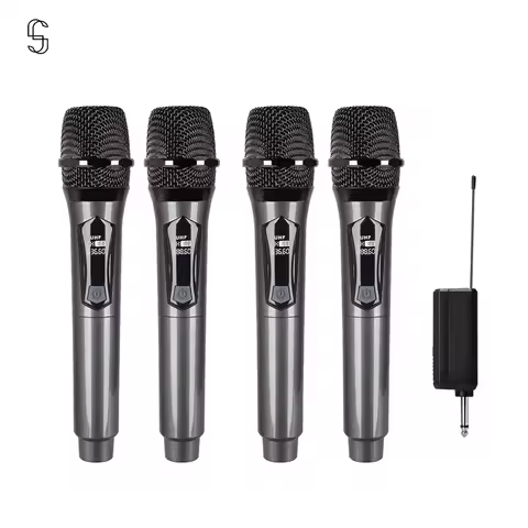 D-108 2.4G Wireless Dual Channel Microphone Handheld Karaoke Voice Entertainment Store Noise Reducti