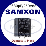 680uF 250V Capacitor 680uf250v 680uF/250V Size 30x30 Mm.capacitor 1 Piece