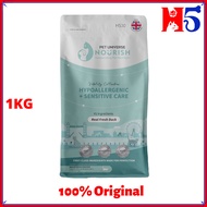 PET UNIVERSE NOURISH Hypoallergenic + Sensitive Care 1KG Dry Cat Food/ Makanan Kucing/ Pet Food