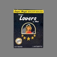 Magic Power Antiseptic / Tissue Magic Lovers For Man / Magic Power Spray Kuat Tahan Lama