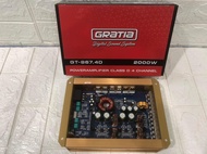 GRATIA รุ่น GT-867.4D เพาเวอร์แอมป์ สำหรับขับเสียงกลางแหลม คลาสดี Class D 4CH 2000watts.วัตต์