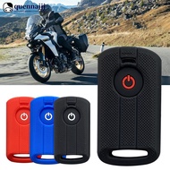 QUENNA Silicone Remote Car Key Cover Case Key Keychain For YAMAHA XMax 125 250 309 300 400 Tricity 2020 2021 2022 NMAX 125 Tmax Tech Max F9P1